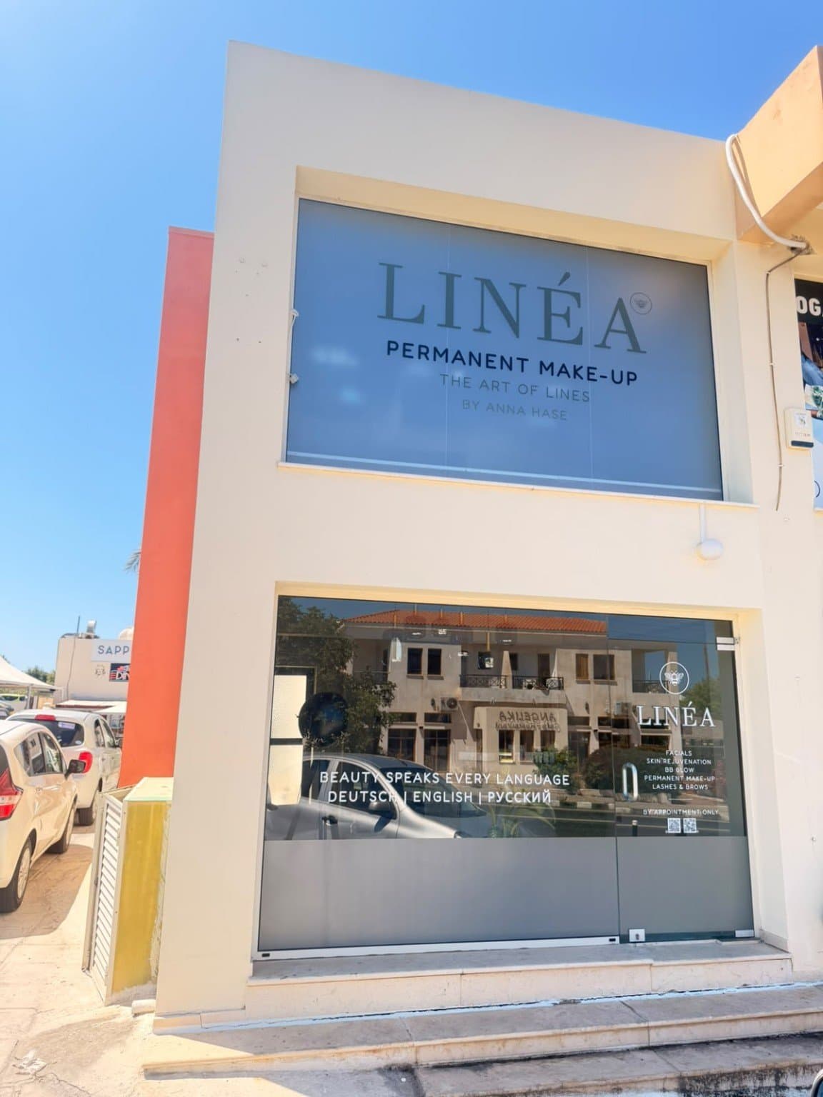 LINÉA studio exterior in Paphos